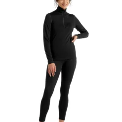 Icebreaker Oasis LS Half Zip Dame -Chillout Butikk 104380001 3