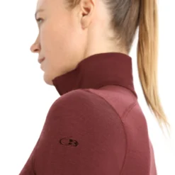 Icebreaker Oasis LS Half Zip Dame -Chillout Butikk 104380064 5