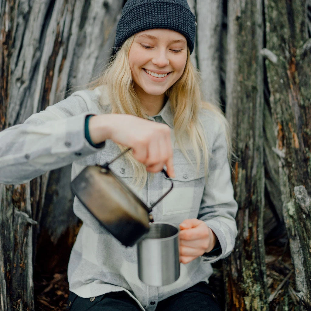 Canada Flanellskjorte Dame Canada Flanellskjorte Dame -Chillout Butikk Fjellreven Canada Flanellskjorte Dame Fog Chalk White modell