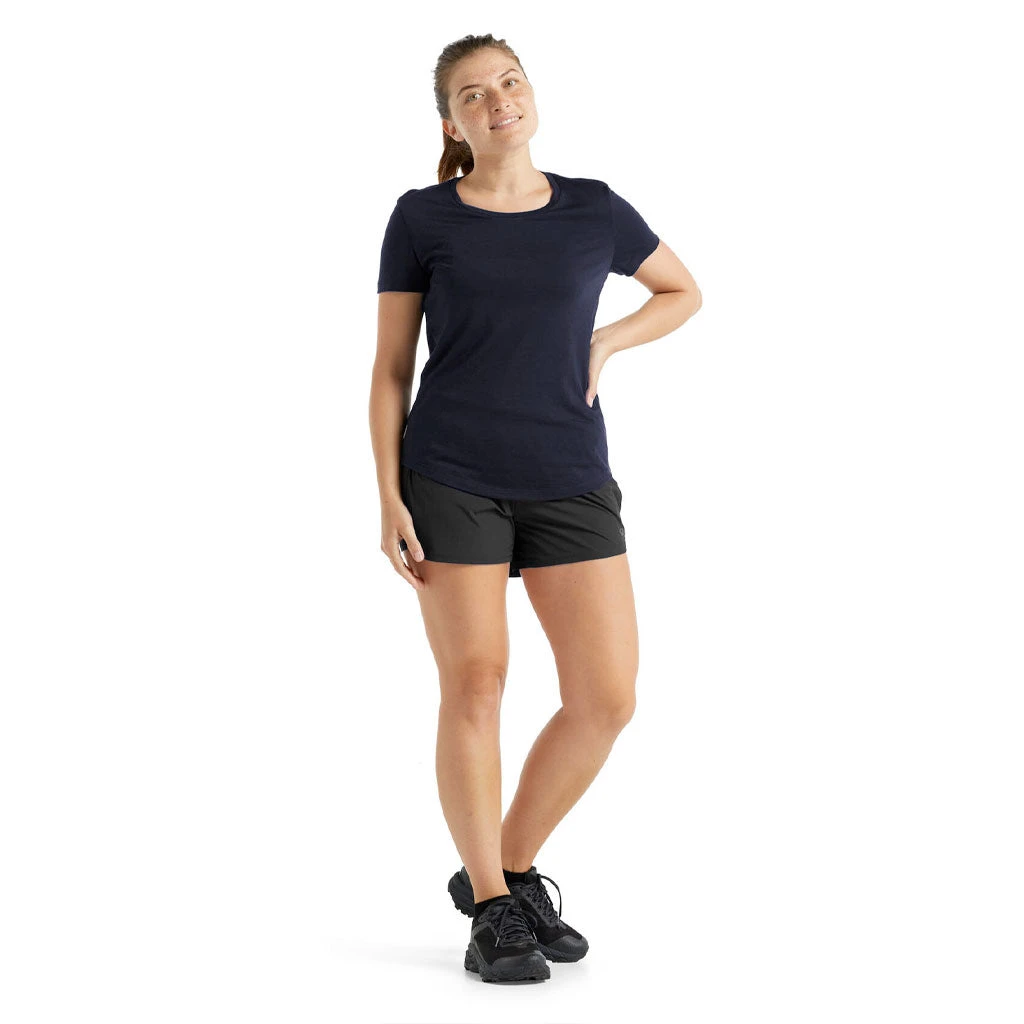 Sphere II SS T-skjorte (Dame) Icebreaker Sphere II SS T-skjorte (Dame) -Chillout Butikk Icebreaker Sphere II SS T skjorte Dame Black modell helfigur