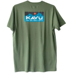 KAVU Klear Above Etch Art T-skjorte -Chillout Butikk KAVU Etch Art T skjorte Green bak