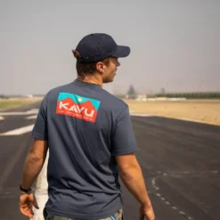 KAVU Klear Above Etch Art T-skjorte -Chillout Butikk KAVU Etch Art T skjorte modell flystripe