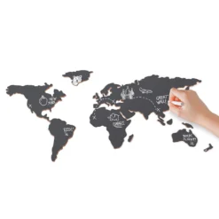 Chalkboard Map Tavlekart