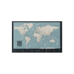 World Map Paper Poster (100 X 70 Cm) - Blue Moon