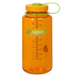 Nalgene Wide Mouth Sustain Drikkeflaske (1L) -Chillout Butikk Nalgene Wide Mouth 1L Sustain Drikkeflaske Clementine