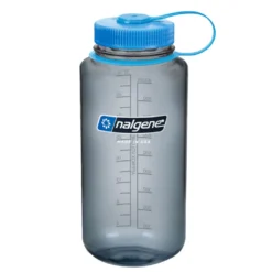 Nalgene Wide Mouth Sustain Drikkeflaske (1L) -Chillout Butikk Nalgene Wide Mouth 1L Sustain Drikkeflaske Grey