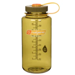 Nalgene Wide Mouth Sustain Drikkeflaske (1L) -Chillout Butikk Nalgene Wide Mouth 1L Sustain Drikkeflaske Olive