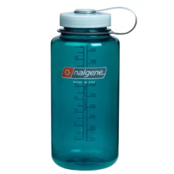 Nalgene Wide Mouth Sustain Drikkeflaske (1L) -Chillout Butikk Nalgene Wide Mouth 1L Sustain Drikkeflaske Trout Green