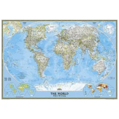 National Geographic World Map Political Standard (117 X 76 Cm)