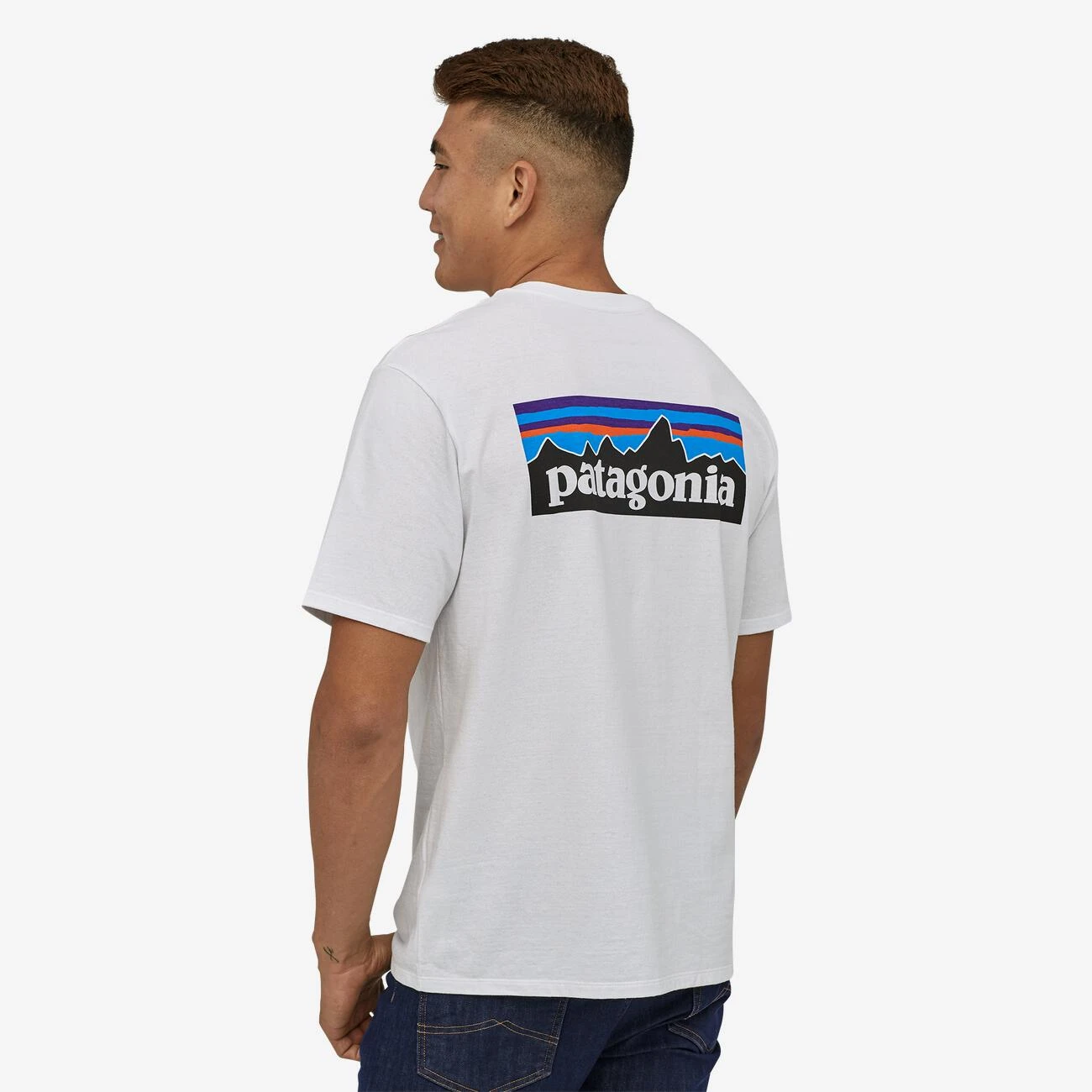 P-6 Logo Responsibili-Tee herre Patagonia P-6 Logo Responsibili-Tee Herre -Chillout Butikk gray 6