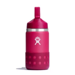 Hydro Flask Kids Wide Straw & Lid Drikkeflaske (354 Ml) -Chillout Butikk w12bswbb623 peony straighton